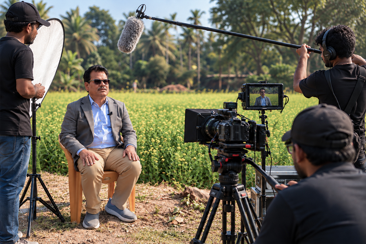 Organic documentary frame